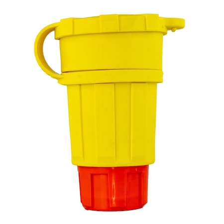 Locking Connector, L18-30R, 30 A, 120/208V AC, Three Phase, 4 Pole, Yellow MPN:2630-CW6P-AM