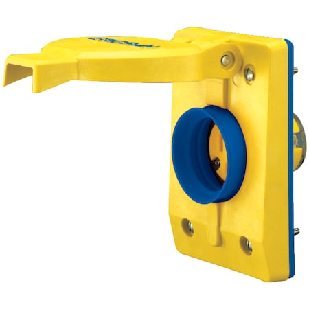 Locking Receptacle, L7-30R, 30 A, 277V AC, Single Phase, 2 Pole, Yellow MPN:2830-FS14