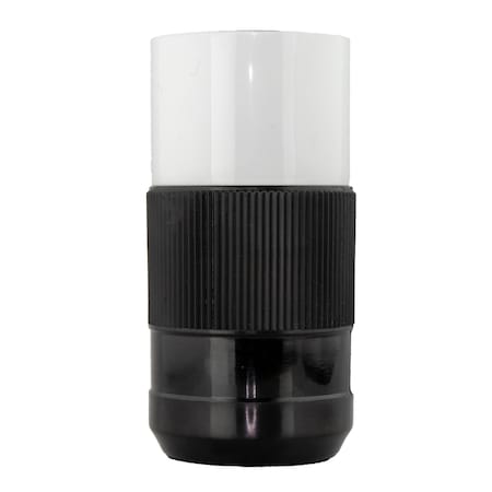 Locking Connector, 50 A, 250V AC, Single Phase, 3 Pole, Black MPN:7764-C