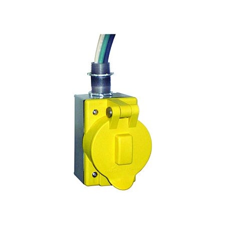 POWER RECEPTACLE w/METAL W/P BOX 21