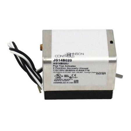 High Temp Normally Closed Actuator, 120V MPN:AG14B020