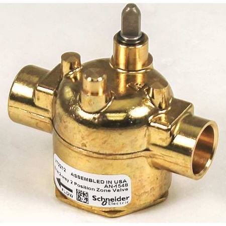 Valve Body, 2 Way, 2.5 CV, 1/2 in., Sweat MPN:VT2212