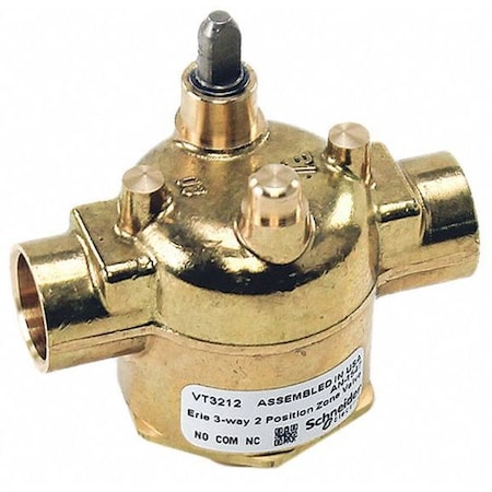 Valve 3 Way, 1/2in, Sweat, 3.0 CV MPN:VT3212