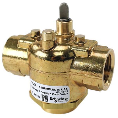 Valve Body, 1/2inNPT, 3 Way, 3.0 CV MPN:VT3222