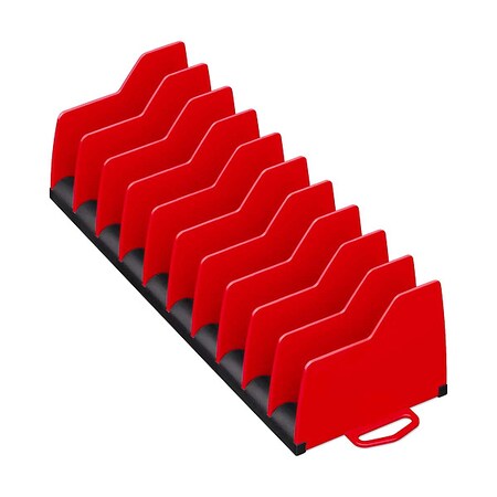 ToolOrganizer, 3.8x2.8in, Black, Red, 1PK MPN:5500
