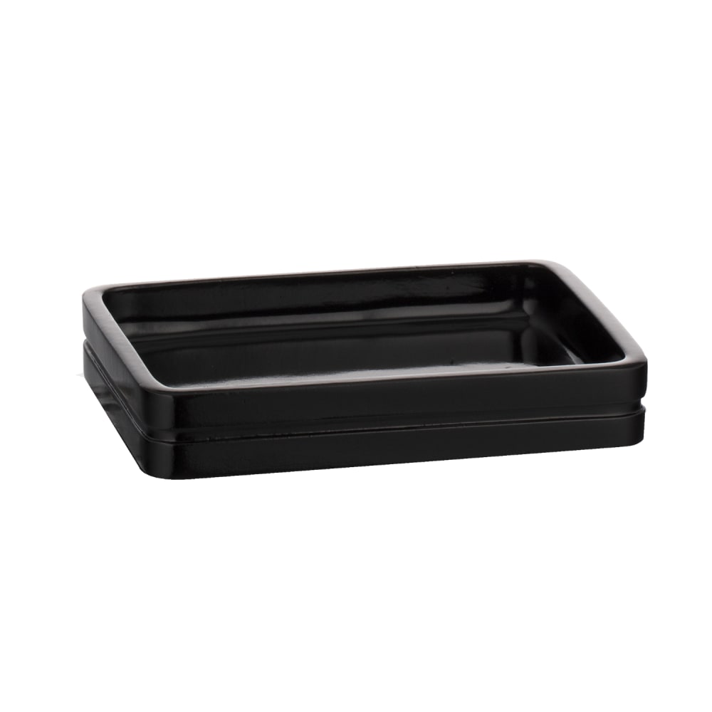 Erwyn Products Malibu Bi-Level Soap Dishes, Black, Total Qty 24 MPN:14403