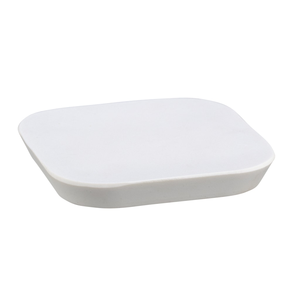 Erwyn Products Madison Soap Dishes, 11/16inH x 4inL x 4inD, White, Case Of 24 Dishes MPN:25003