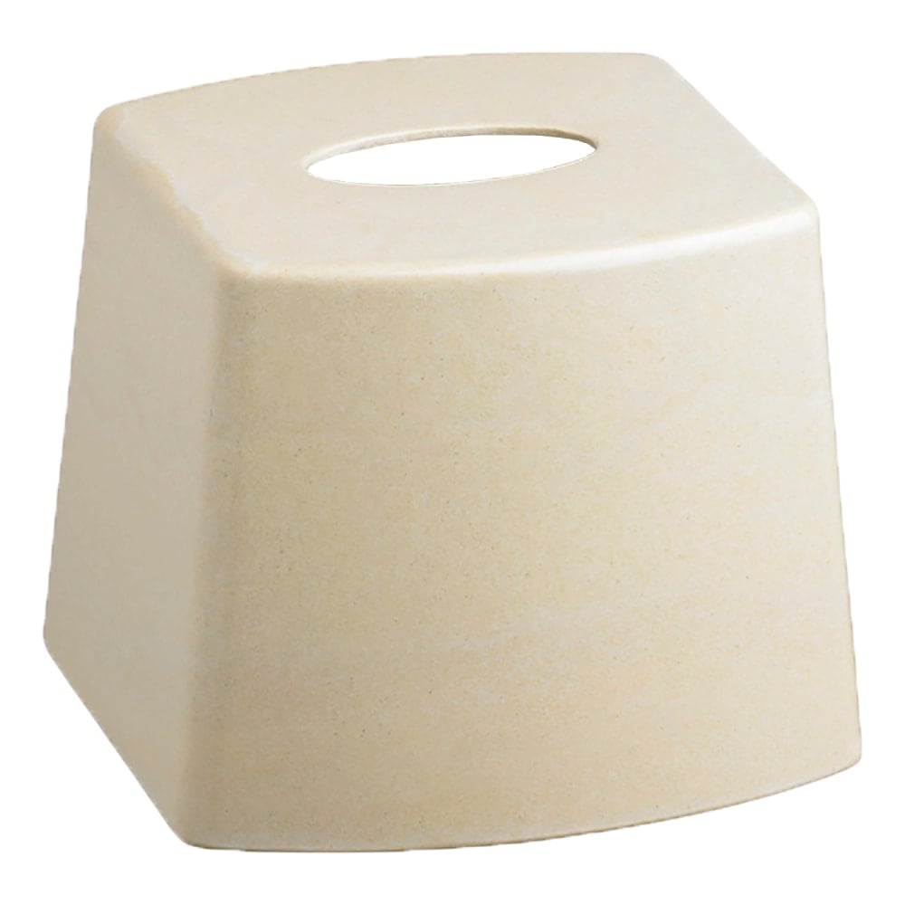 Erwyn Products My Earth Boutique Tissue Box Covers, 5-7/8inH x 6-1/2inW x 6-1/2inL, Natural, Total Qty 12 MPN:20309