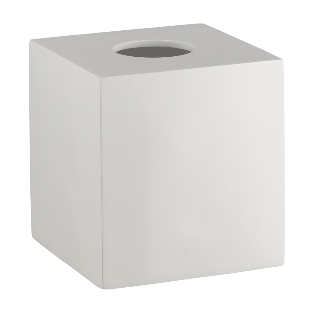 Erwyn Products Form Boutique Tissue Box Covers, 6inH x 6inL x 6inW, White, Set Of 12 Covers MPN:25509