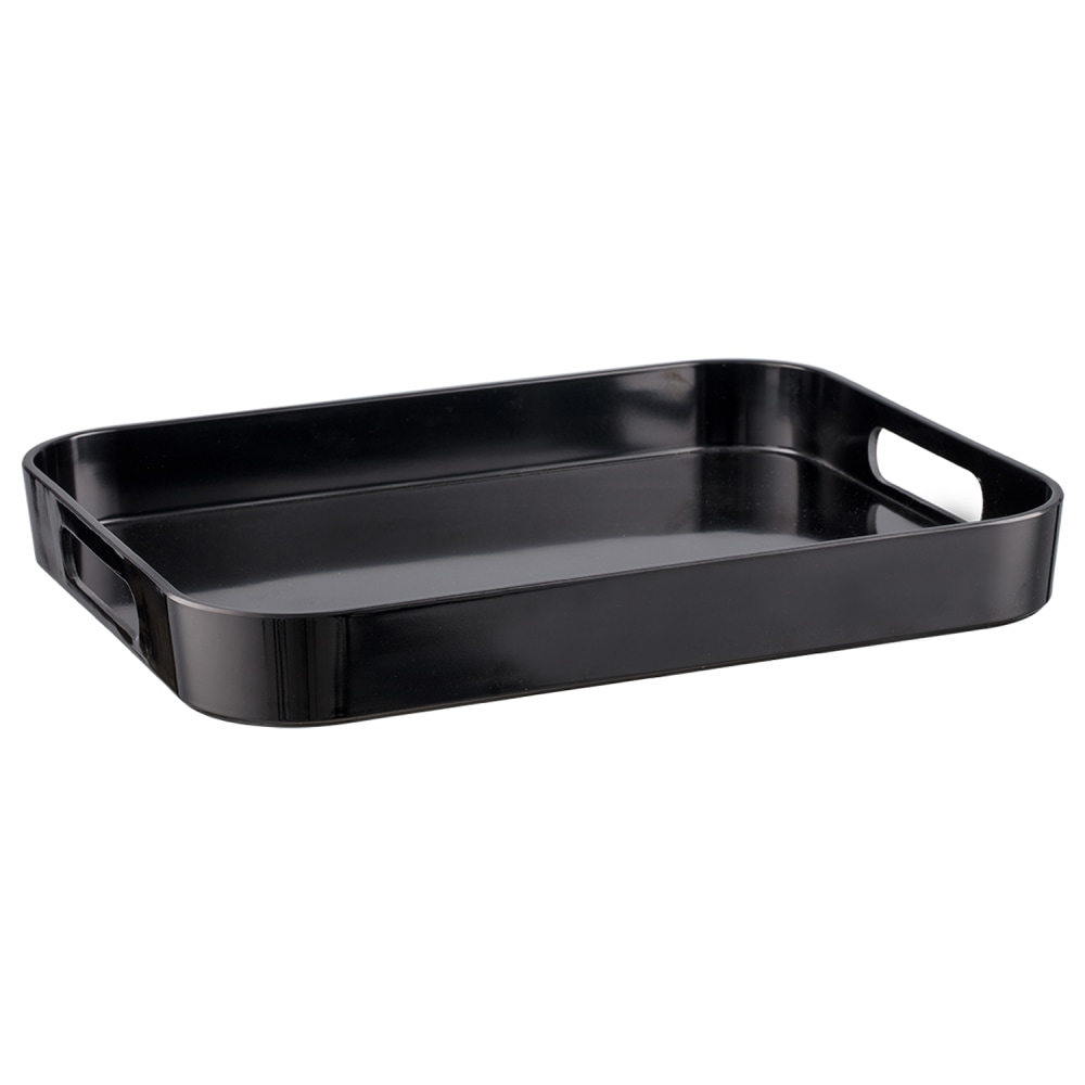 Erwyn Products Melbourne Trays, 10-1/4in x 13in, Black, Set Of 12 Trays MPN:1146H