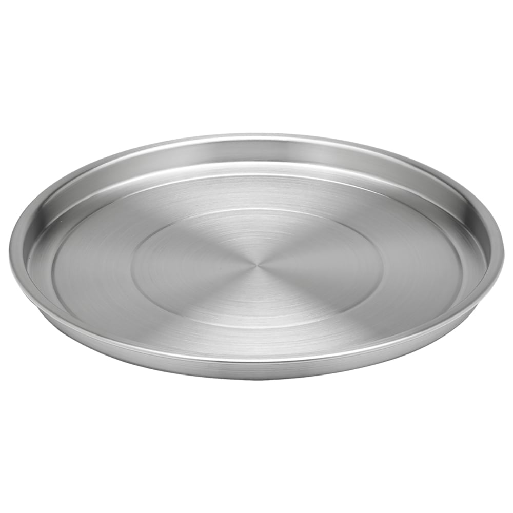 Erwyn Products Stainless Steel Round Trays, 12in, Silver, Total Qty 12 MPN:71412