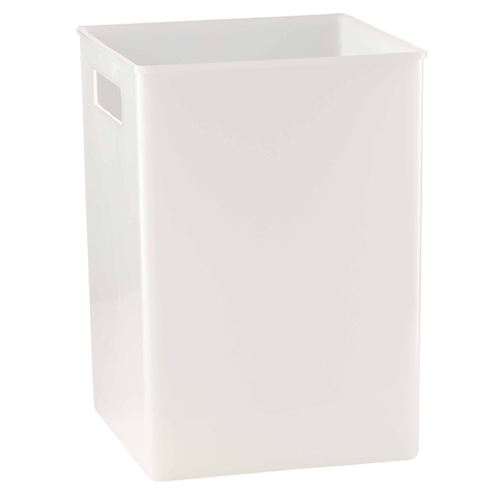 Erwyn Products Wastebasket Liners For Square Wastebaskets, 8-Quart, White, Set Of 12 Liners MPN:99991