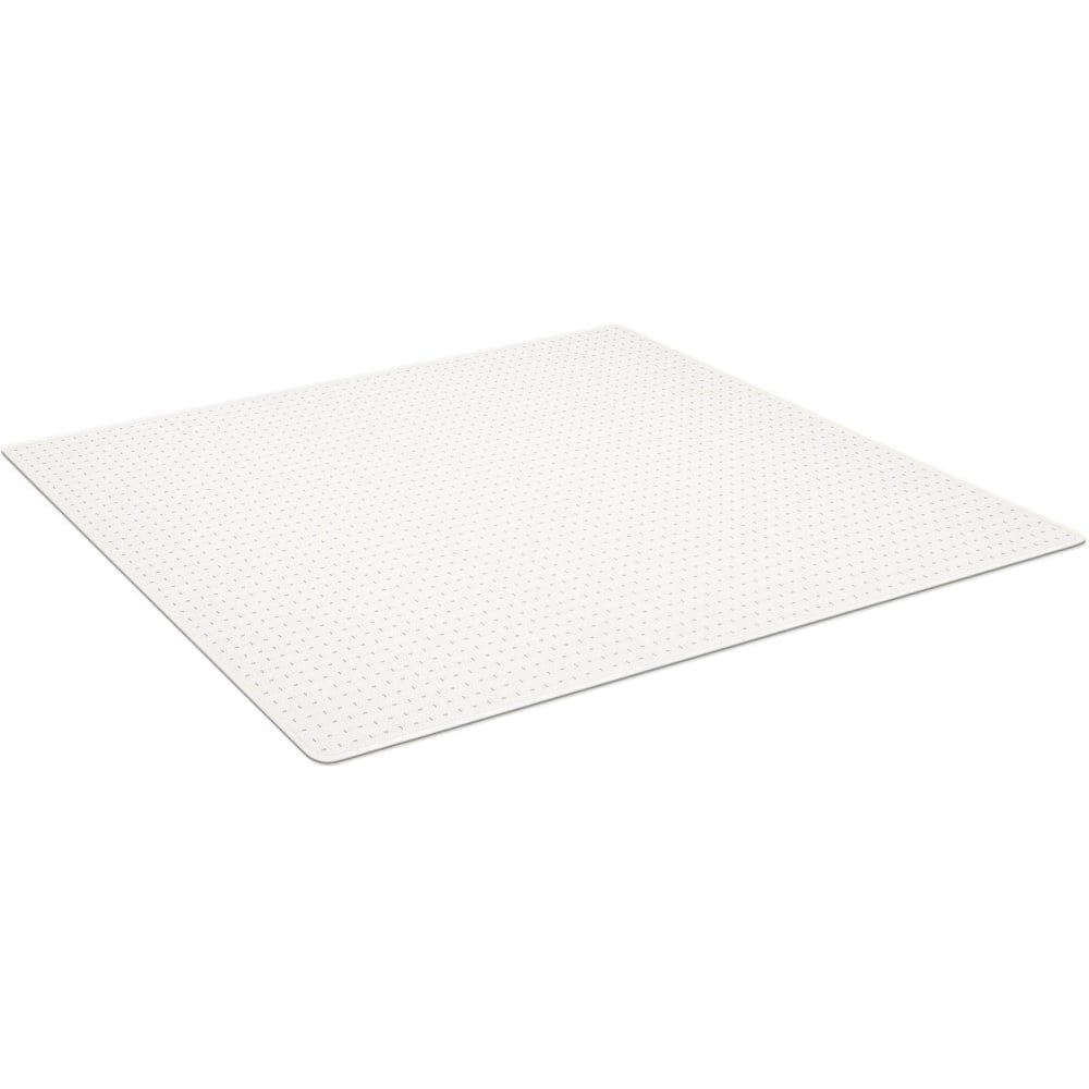 ES ROBBINS Everlife Chairmat - Chair, Home, Office, Medium Pile Carpet - 46in Width x 60in Depth - Rectangular - Vinyl - Clear - 1 Each MPN:122371
