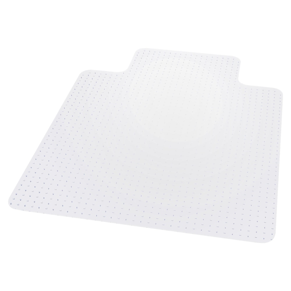 ES Robbins Multi-Task AnchorBar Carpet Chair Mat, Standard Lip, 45inW x 53inD, Clear MPN:128173