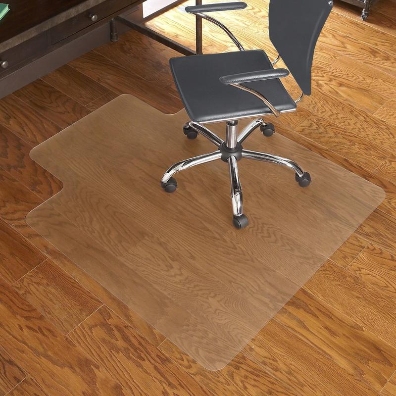 ES Robbins EverLife - Chair mat for office, home - rectangular with lip - 44.88 in x 52.76 in - clear MPN:131823