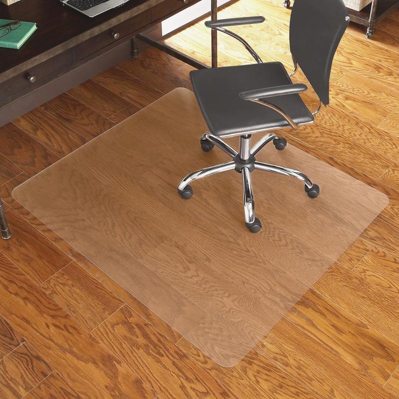 ES Robbins Hardwood Floor Chair Mat, Rectangular, 46in x 60in, Clear MPN:131826