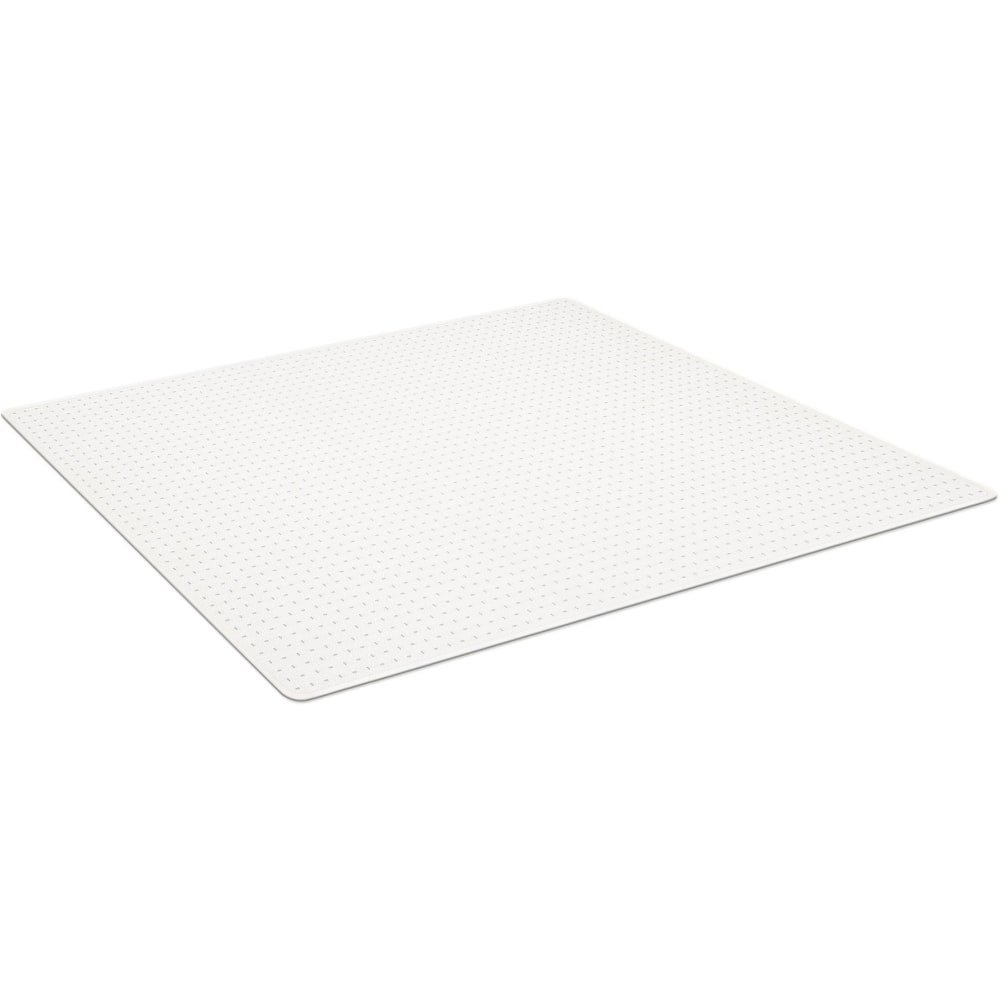ES ROBBINS Natural Origins Rectangular Chair Mat - Pile Carpet - 60in Length x 46in Width - Rectangular - Vinyl - Clear - 1 Each MPN:141052