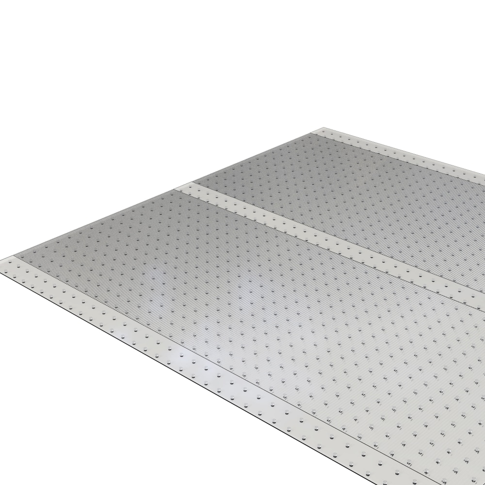 ES Robbins Ribbed Vinyl Carpet Runner, 36in x 120in, Clear MPN:ESR184014