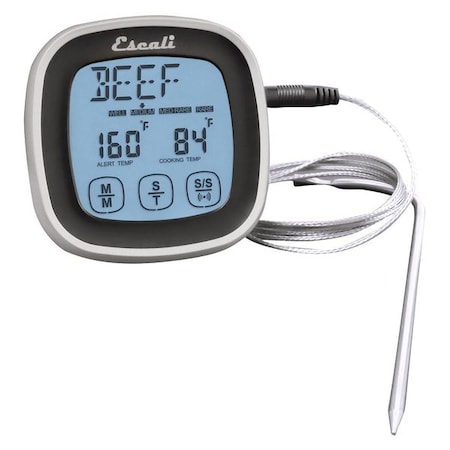 Thermometer and Timer, Touch Screen, Black MPN:THDGTMTS