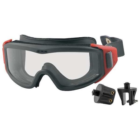 Safety Firefighting Goggles, Clear Lens, Indirect Vented, OpFoam Face Padding, FirePro EX Series MPN:740-0378