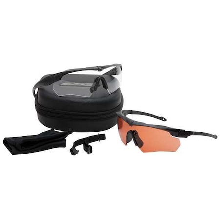 Suppressor Kit, Safety Glasses, Anti-Fog & Anti-Scratch, Copper Lens, Black Frame, Half-Frame MPN:740-0475