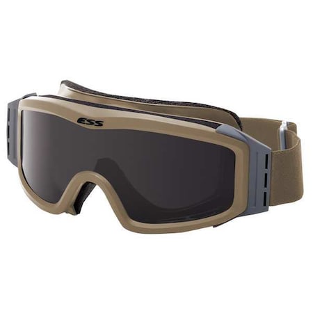 Military/Tactical Goggles, 2.8mm Clear & Smoke Gray Lens, Indirect Vented, Profile NVG Series, Tan MPN:740-0500