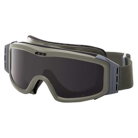 Military/Tactical Goggles, 2.8mm Clear & Smoke Gray Lens, Indirect Vented, Profile NVG Series, Foliage Green MPN:740-0501