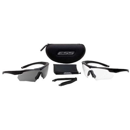 Crossbow Kit, Safety Glasses, Anti-Fog & Anti-Scratch, Smoke/Clear Lens, Black Frame, Half-Frame MPN:740-0504