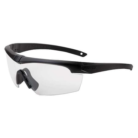 Crosshair, Safety Glasses, Anti-Fog & Anti-Scratch, Clear Lens, Black Frame, Half-Frame MPN:EE9014-07