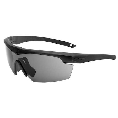 Crosshair, Safety Glasses, Anti-Fog & Anti-Scratch, Gray Lens, Black Frame, Half-Frame MPN:EE9014-08