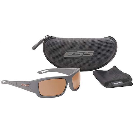 Credence, Safety Glasses, Anti-Scratch, Copper Mirror Lens, Gray Frame, Full-Frame MPN:EE9015-02