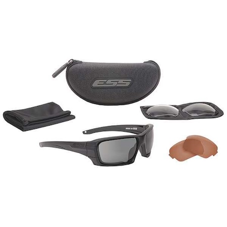 Rollbar, Safety Glasses, Anti-Scratch, Clear Lens, Black Frame, Full-Frame MPN:EE9018-05