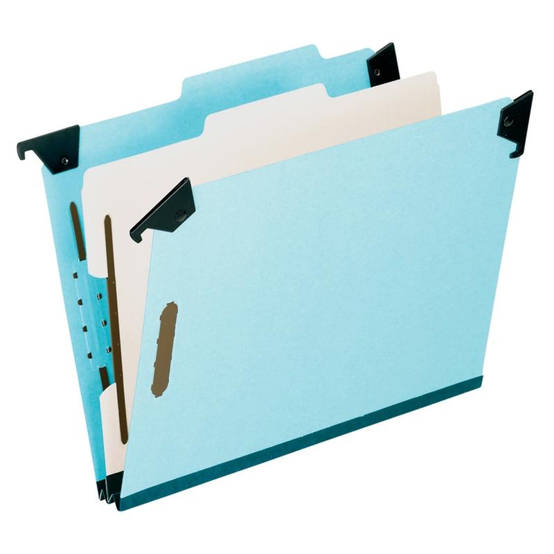 Pendaflex Hanging Classification Folders, 2in Expansion, 8 1/2in x 11in, Blue, Pack Of 10 MPN:59251