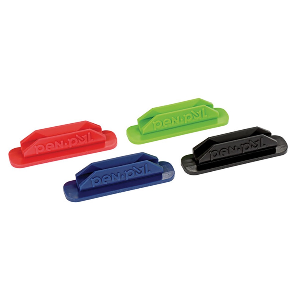Pen Pal Pen and Pencil Holder, Writing Organizer for Home, School and Office, 4 Assorted Colors, 2-5/8in x 5/8in, 12 Pack MPN:1009285