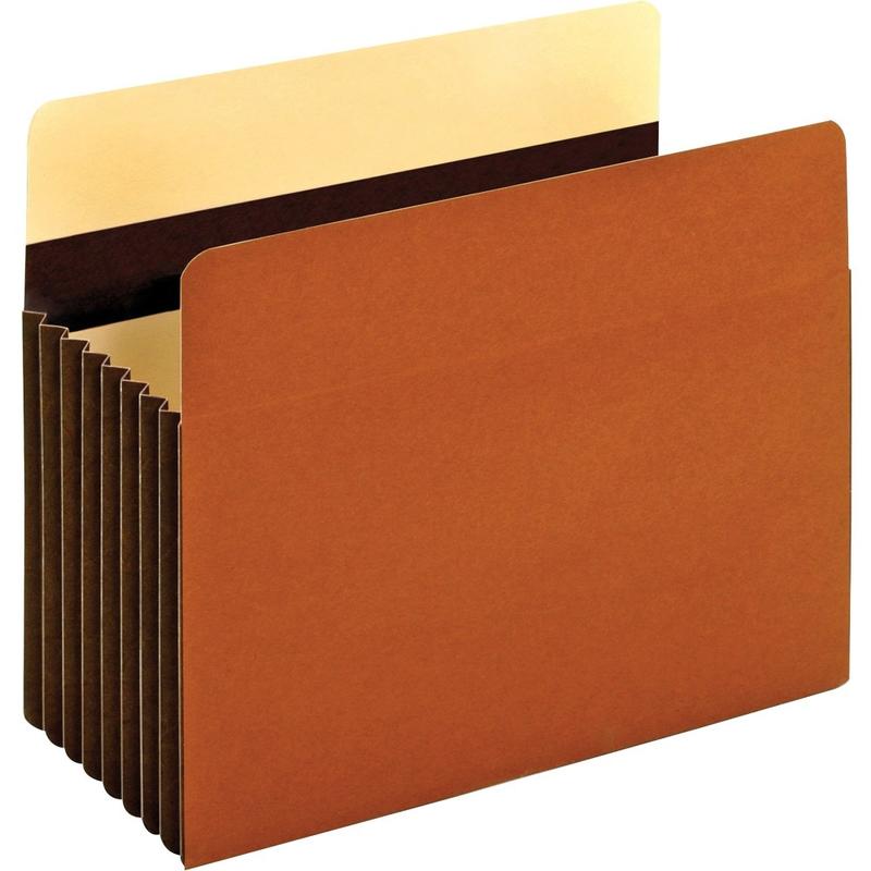 Pendaflex Redrope Heavy-Duty Accordion File Pockets, 7in Expansion, Letter Size, Brown, Box Of 5 Pockets MPN:15444HD