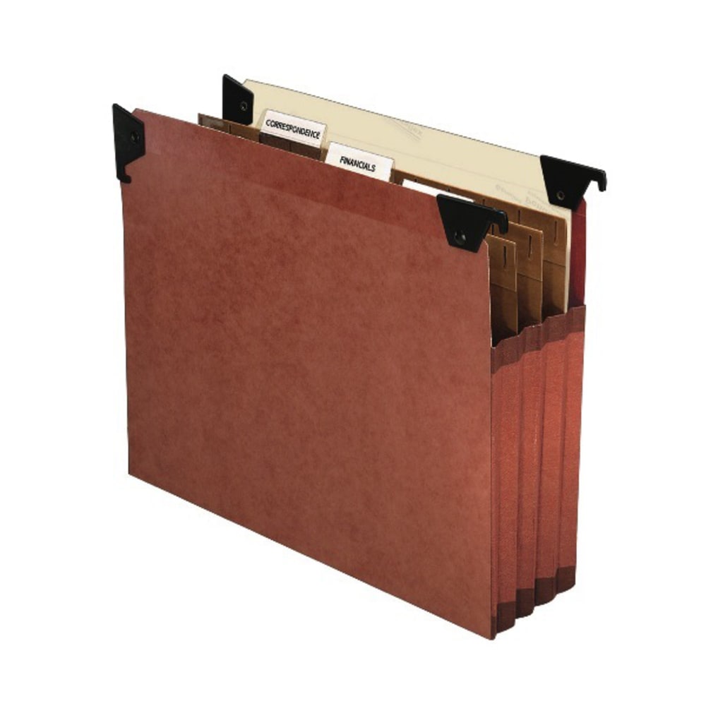 Pendaflex Premium Expanding Files With Swing Hooks, 9 1/2in x 11 3/4in, Dark Brown, Pack Of 5 MPN:45422
