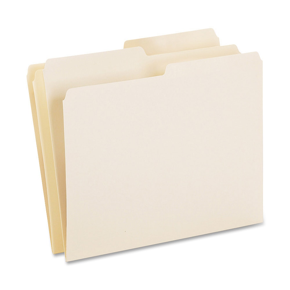 Oxford 1/2-Cut File Folders, Letter Size, Manila, Box Of 100 MPN:75212