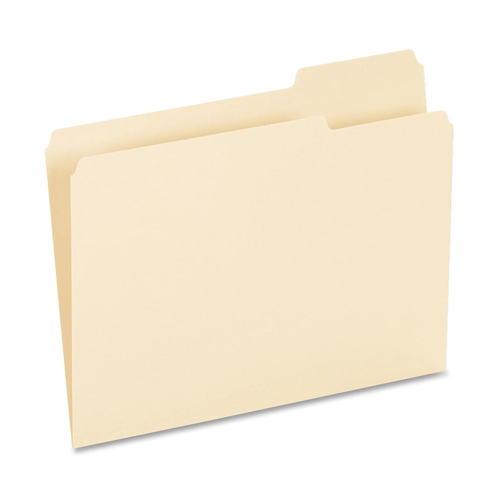 Oxford 1/3-Cut File Folders, Letter Size, Position 3, Manila, Box Of 100 MPN:752133