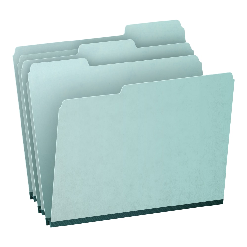 Pendaflex 1/3-Cut Pressboard Tab Folders, Letter Size, Blue, Box Of 25 MPN:9200T13