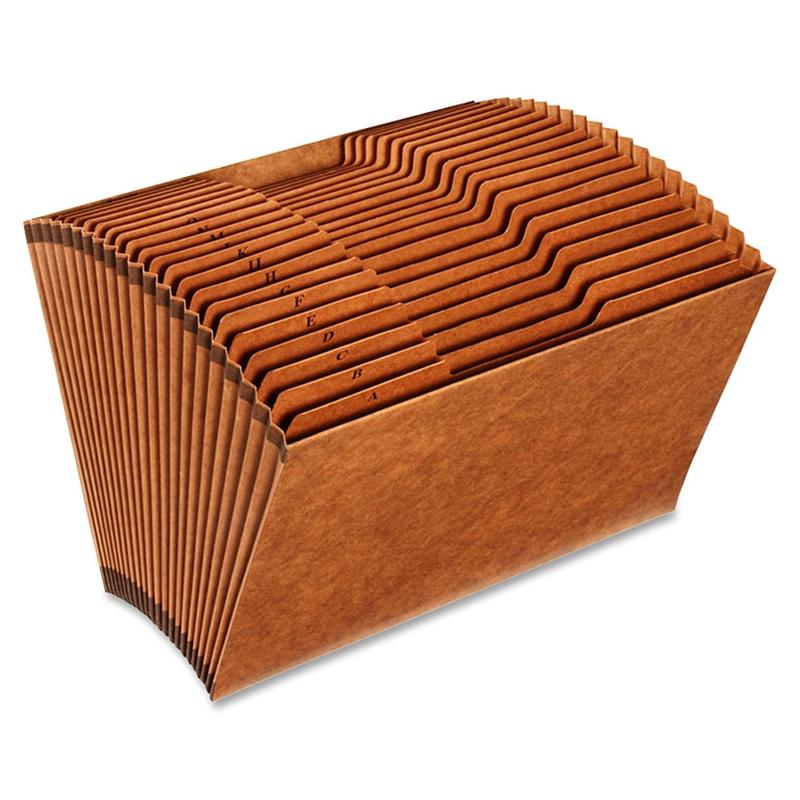 Globe-Weis A-Z High-Quality Expanding File, Legal Size, Brown MPN:R219AHD