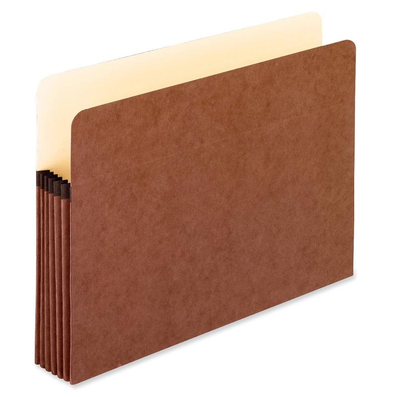 Pendaflex Extra-Strong Acid-Free File Pockets, Letter Size, 5 1/4in Expansion, 30% Recycled, Red, Box Of 50 MPN:S34G