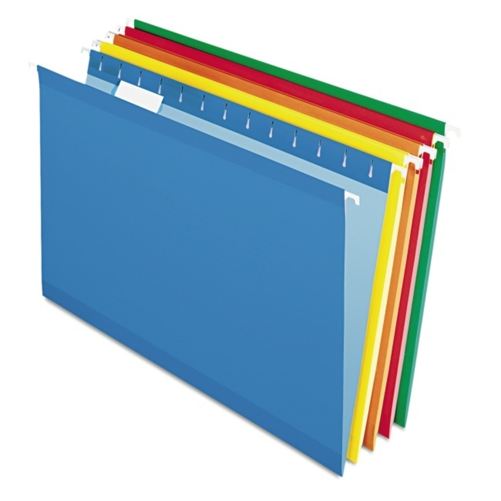 Pendaflex Premium Reinforced Color Hanging Folders, Legal Size, Assortment #1, Pack Of 25 MPN:415315ASST
