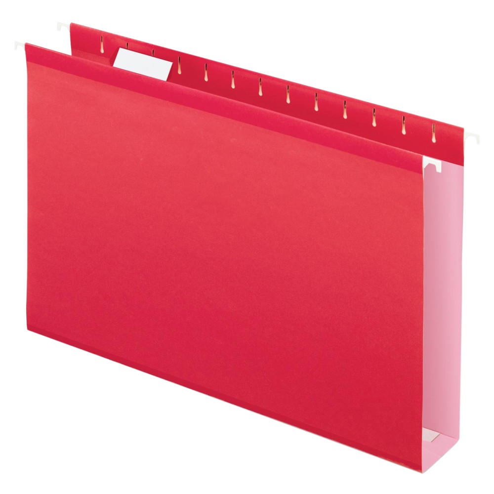 Oxford Extra-Capacity Box-Bottom Hanging Folders, Legal Size, Red, Box Of 25 MPN:4153X2RED