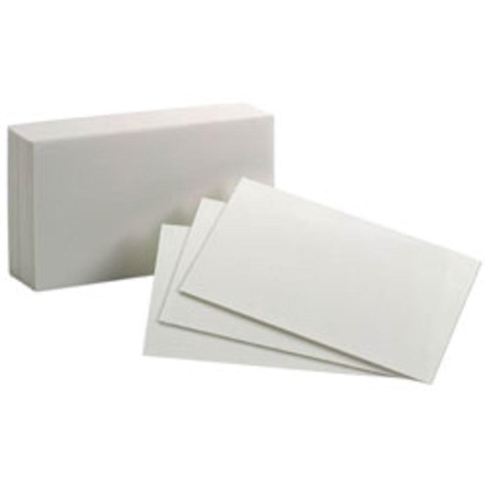 Tops Index Cards, Blank, 3in x 5in, White, Pack Of 300 MPN:10013