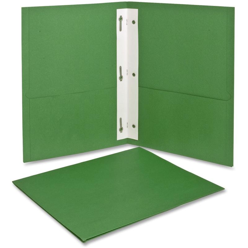 Oxford Twin-Pocket Folders With Fasteners, Letter Size (8 1/2in x 11in), Light Green, Pack Of 2 MPN:57703