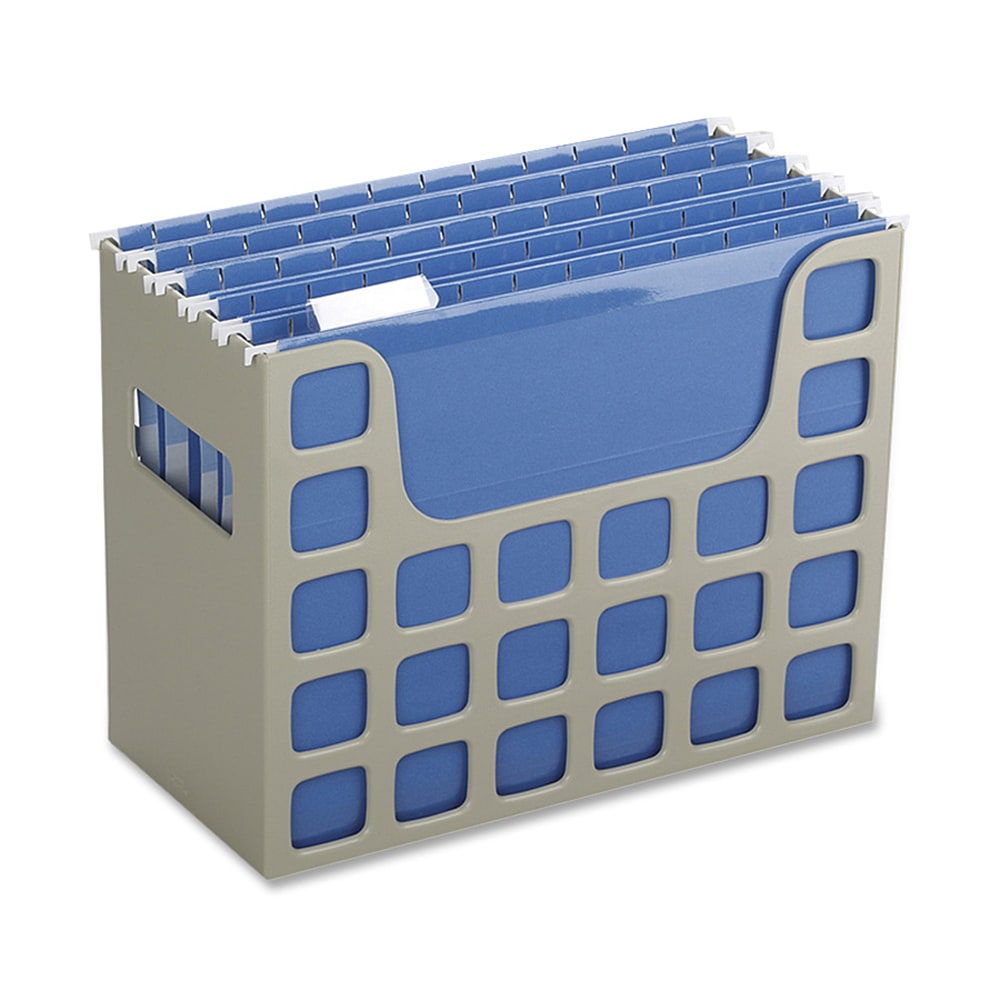 Esselte Oxford Techfile Hanging File Bin, Letter Size, Putty MPN:23010