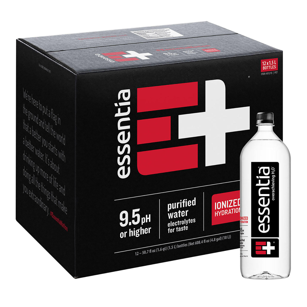 Essentia Ionized Alkaline Water Variety Pack, 50.4 Oz, Pack Of 12 Bottles MPN:48091