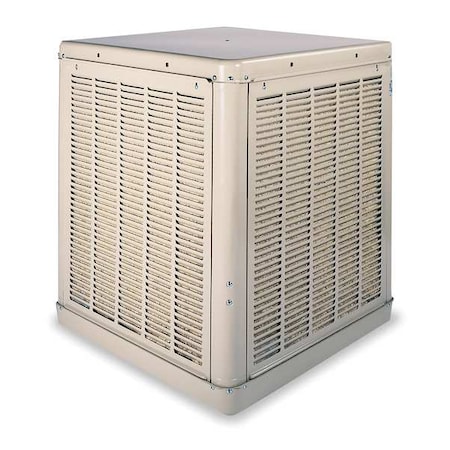 Ducted Evaporative Cooler, 4, 900 cfm, 1, 200 sq ft, 9.1 gal, 1/2 hp, Belt, 2Speed, 230V MPN:2YAE1-2HTK9