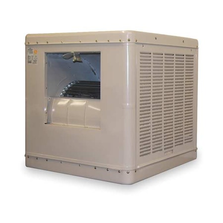 Ducted Evaporative Cooler, 5, 500 cfm, 1, 800 sq ft, 16.4 gal, 1/2 hp, Belt, 1Speed, 115V MPN:2YAE3-2HTK7