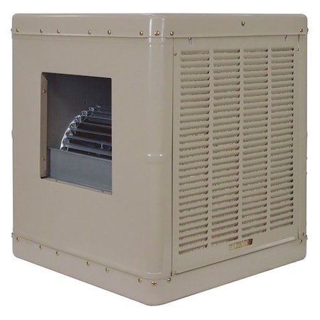 Ducted Evaporative Cooler, 3, 000 cfm, 700 sq ft, 10.1 gal, 1/3 hp, Belt MPN:N30S